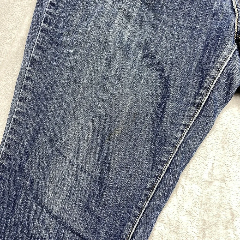 Levi's 505 Jeans Women's 14M‎ (34x30) Blue Denim Stretch Straight Leg Streetwear